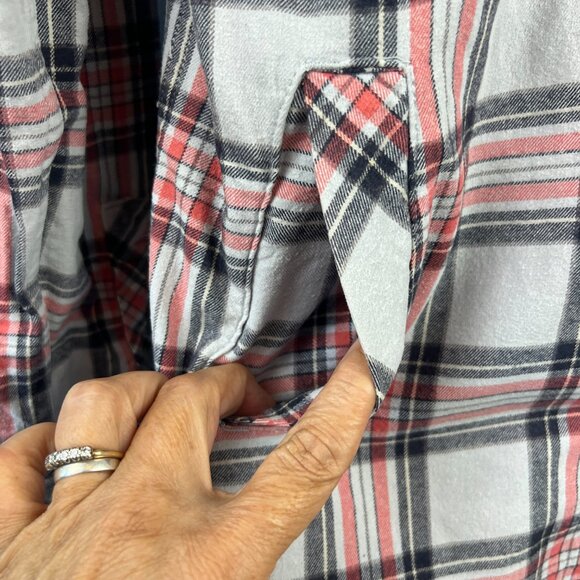 Rip Curl Big Boys Ranchero Hoodie Flannel Shirt Size S Surfing Skater Streetwear - Picture 3 of 10